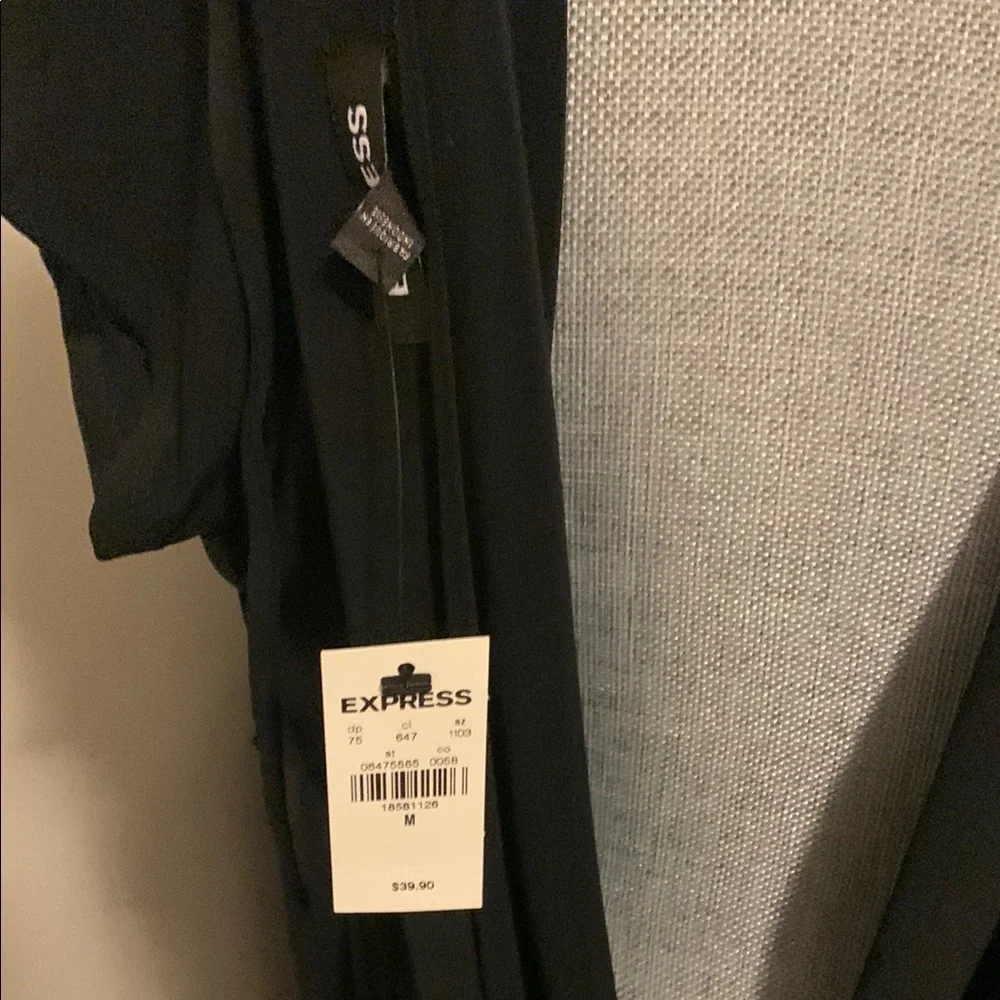 NWT Express Black Dolman Sleeve Wrap Blouse - Picture 8 of 10